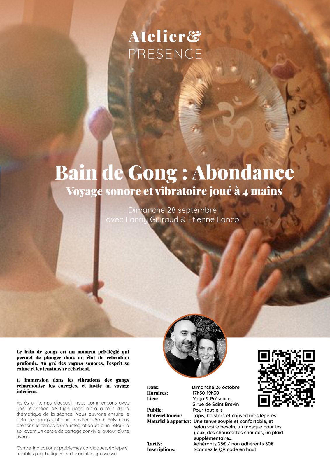 Bain de gong Fanny Guiraud